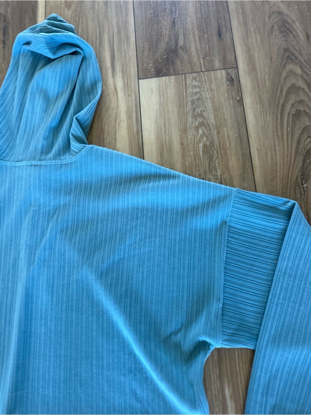 Beyond yoga womens cropped ribbed pullover sweatshirt size large NWT - Picture 6 of 6